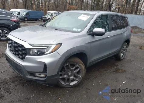 2022 Honda Passport Awd Ex-L from USA, damaged, VIN 5FNYF8H50NB011234